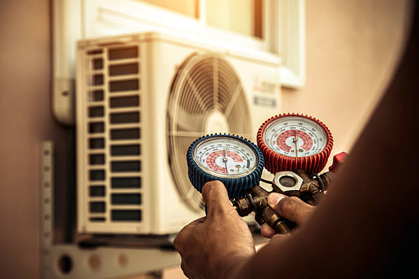 Professional Hvac technician working in Wendel, PA